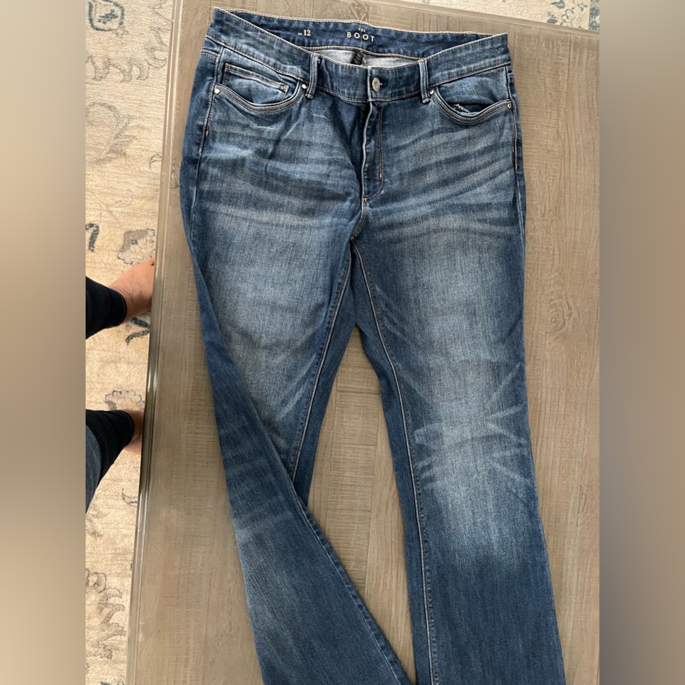 White House Black Market boot cut jeans
